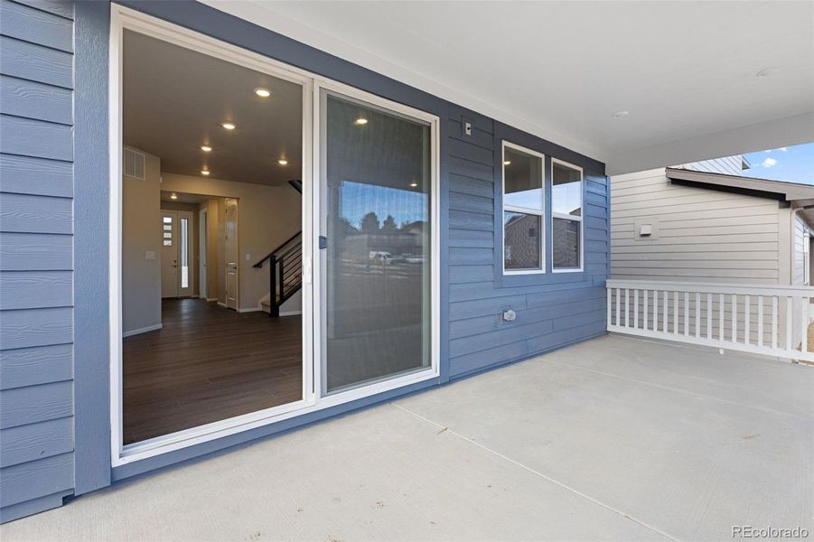 Exterior details and patio area of a home in The Manors Collection at Golden Overlook, Golden (Image 27).