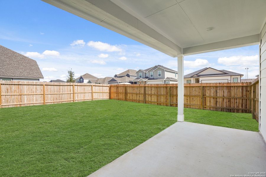 Exterior details and patio area of a home in Swenson Heights, Seguin (Image 3). Exterior details and patio area of a home in Swenson Heights, Seguin (Image 3).