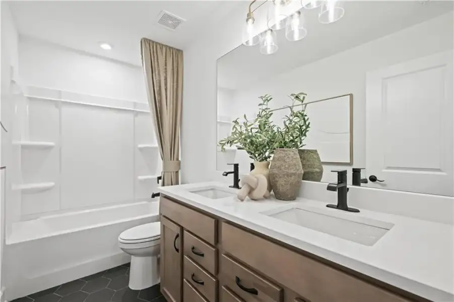 Furnished interior view inside a new home in Briar Creek, Atlanta (Image 9).