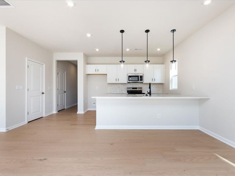 Furnished interior view inside a new home in Fifteen 15 Cannon, Charlotte (Image 6).