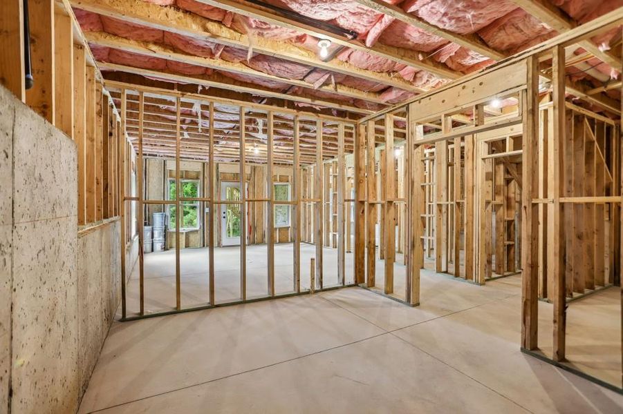 In-progress construction of a new home in , Marietta, GA (Image 57).