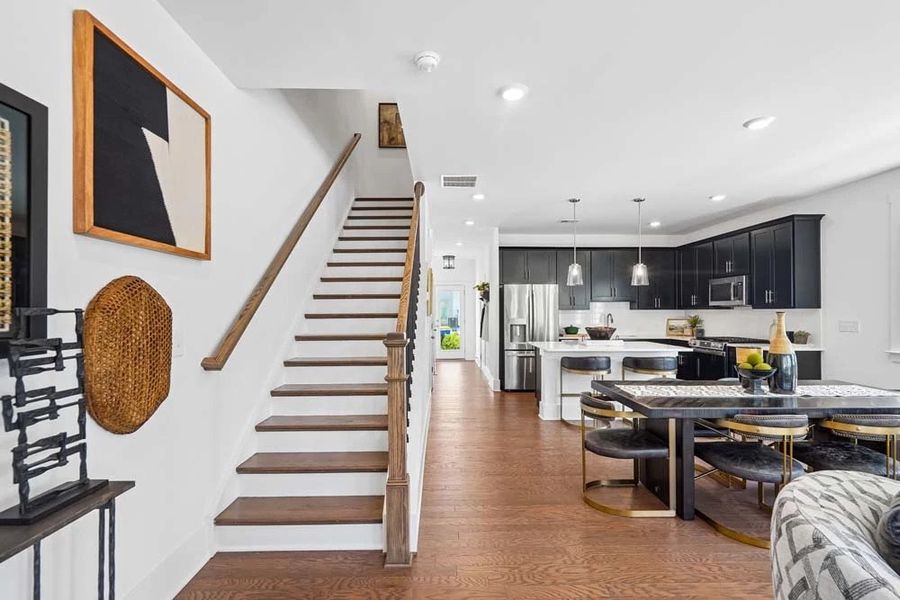 Stairs to Second Floor