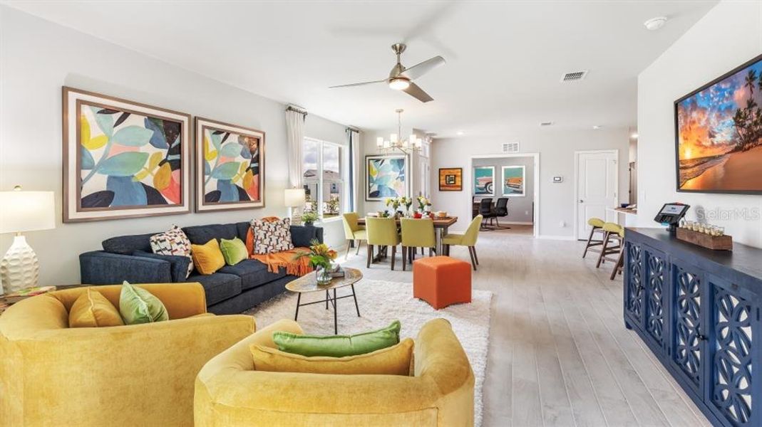 Furnished interior view inside a new home in Sea Cove, Punta Gorda (Image 3).