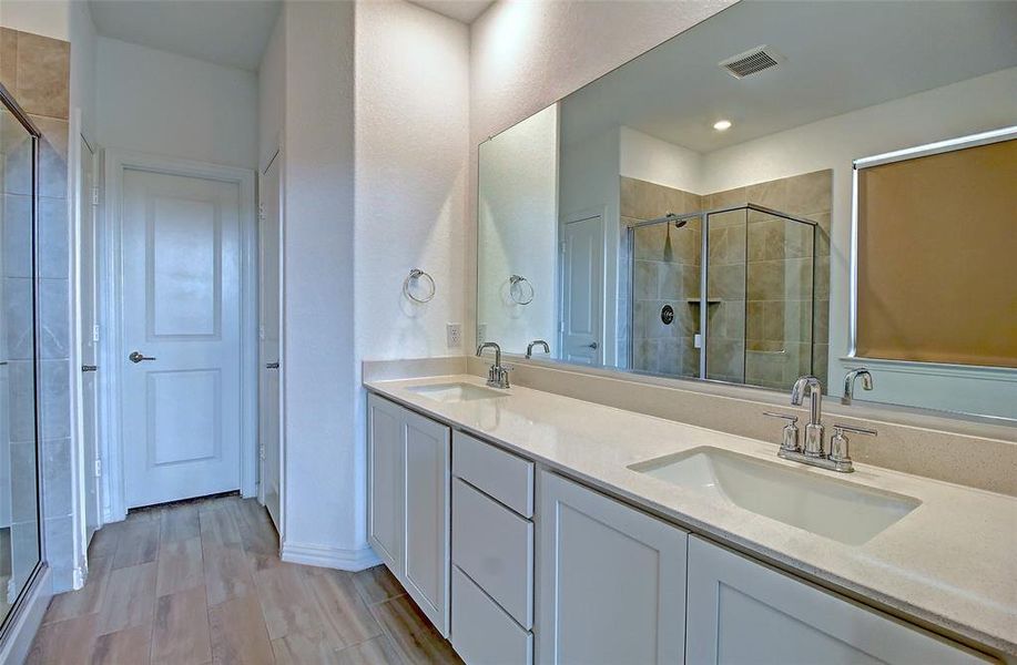 Primary Bath with double sinks