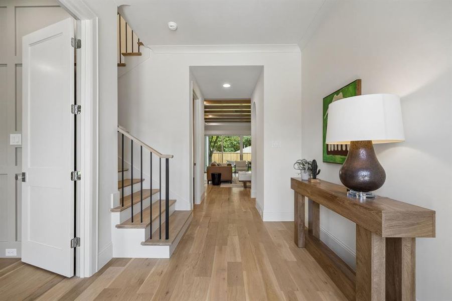 Furnished interior view inside a new home in , Dallas (Image 14).