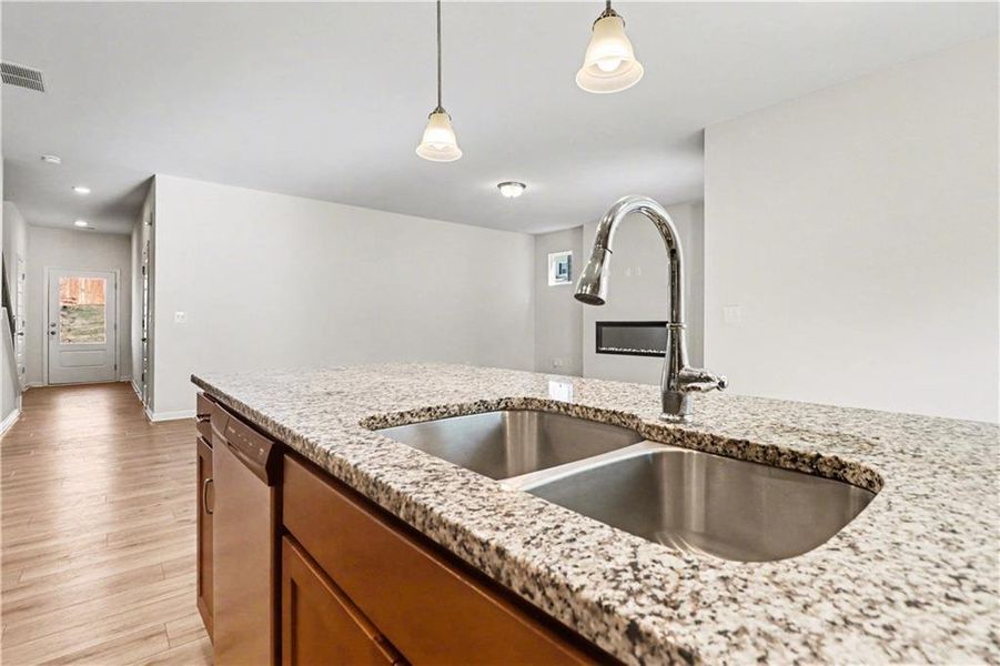 Close-up of interior finishes inside a home in Highland Crossing, Cartersville (Image 12).