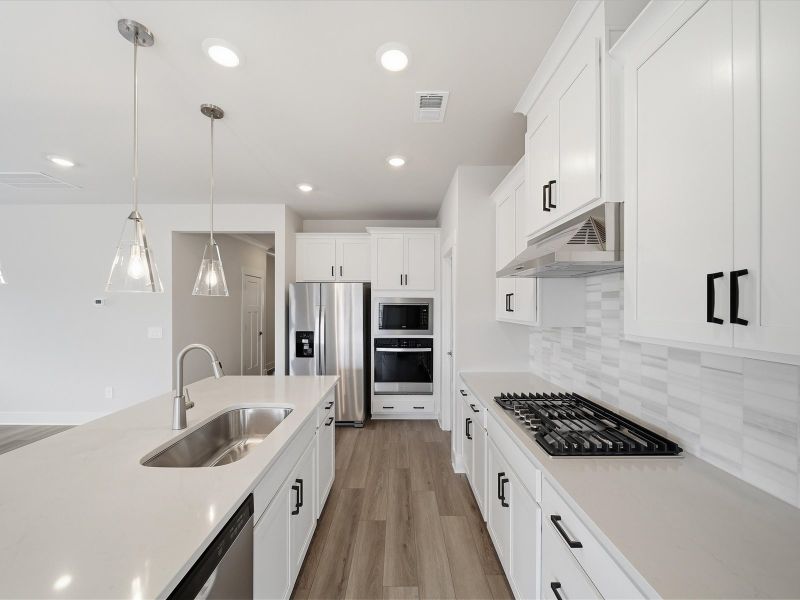 Furnished interior view inside a new home in Ashby Woods, Boiling Springs (Image 5).