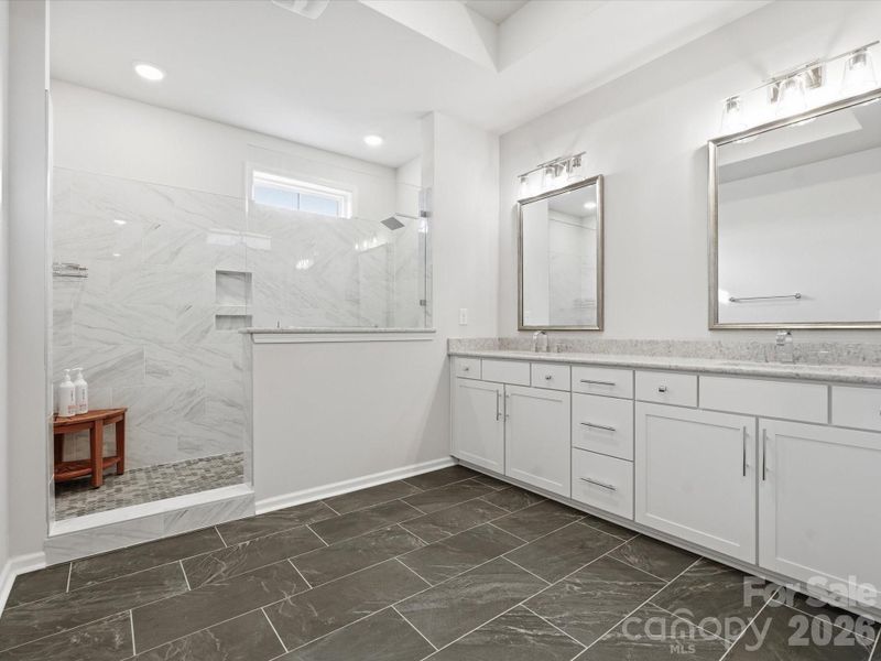 Large primary bathroom