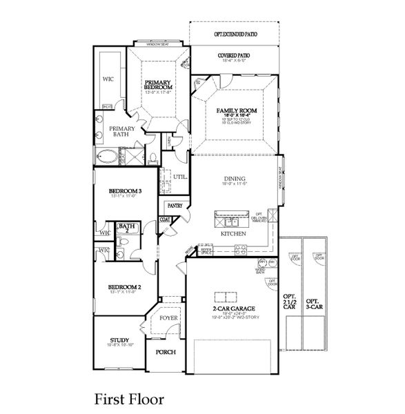 2D floor plan layout of this home in Brookshire at Legacy Hills, Celina, TX (Image 5). 2D floor plan layout of this home in Brookshire at Legacy Hills, Celina, TX (Image 5).
