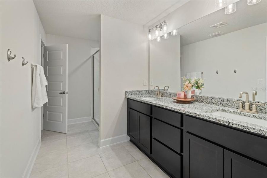 Furnished interior view inside a new home in , Harmony (Image 18).