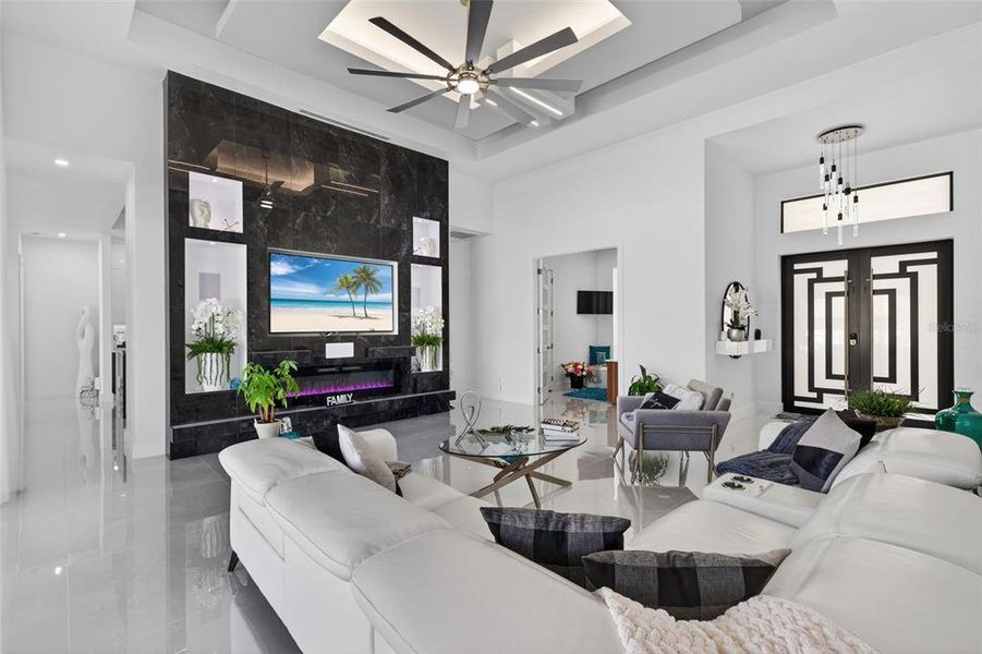 Furnished interior view inside a new home in , Cape Coral (Image 10).