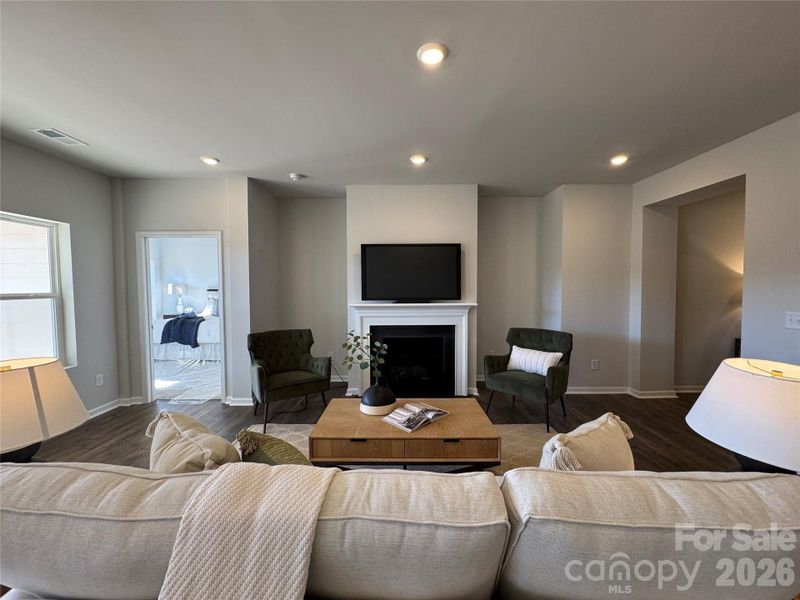 Furnished interior view inside a new home in McFarland Estates, York (Image 8).