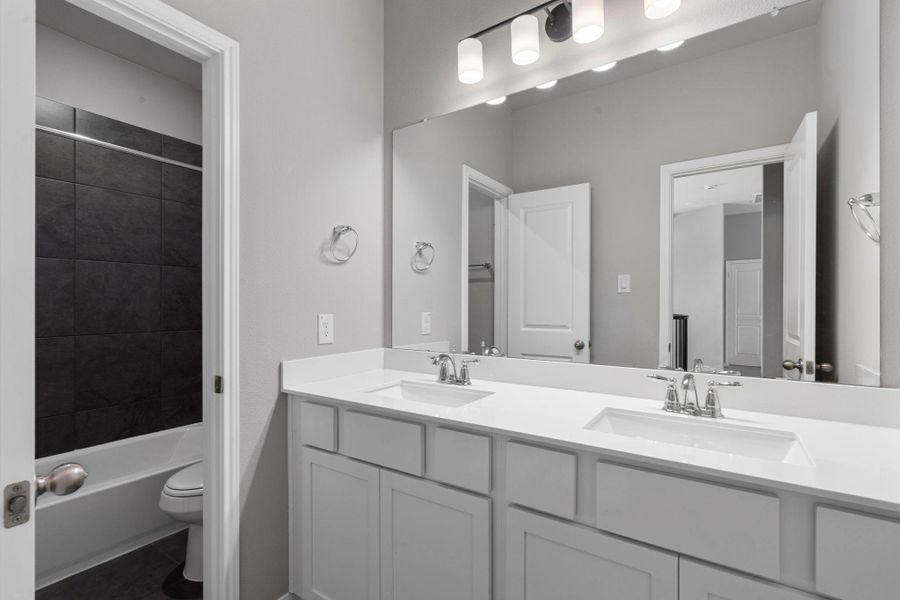 Furnished interior view inside a new home in Pomona 60', Manvel (Image 12). Furnished interior view inside a new home in Pomona 60', Manvel (Image 12).