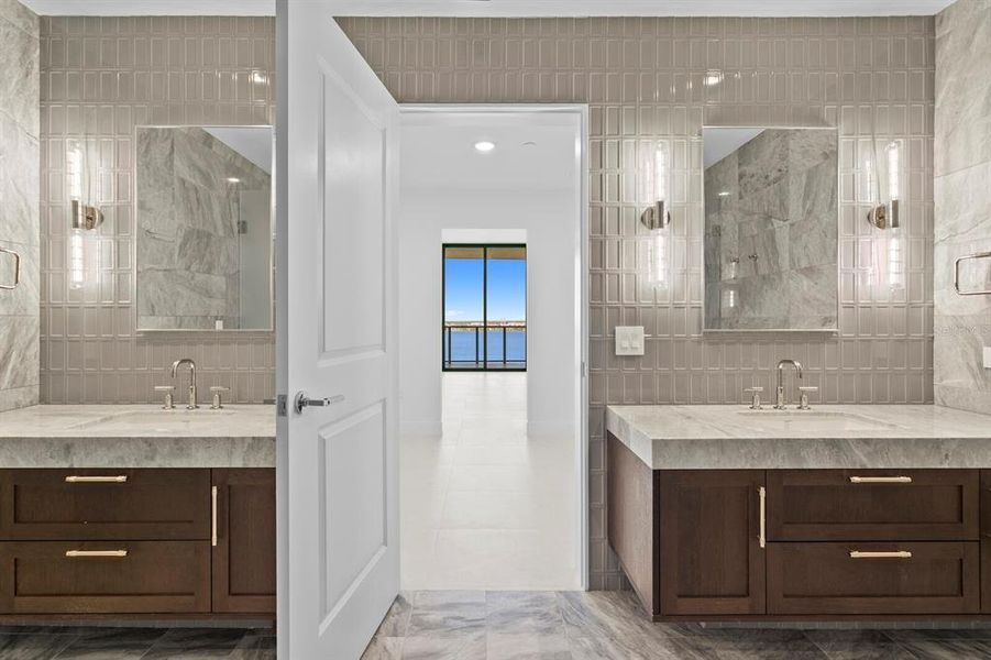 Furnished interior view inside a new home in , Tampa (Image 16). Furnished interior view inside a new home in , Tampa (Image 16).