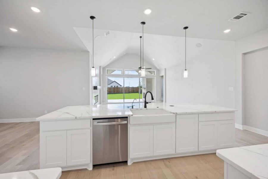 Furnished interior view inside a new home in Trinity Falls, McKinney (Image 12). Furnished interior view inside a new home in Trinity Falls, McKinney (Image 12).