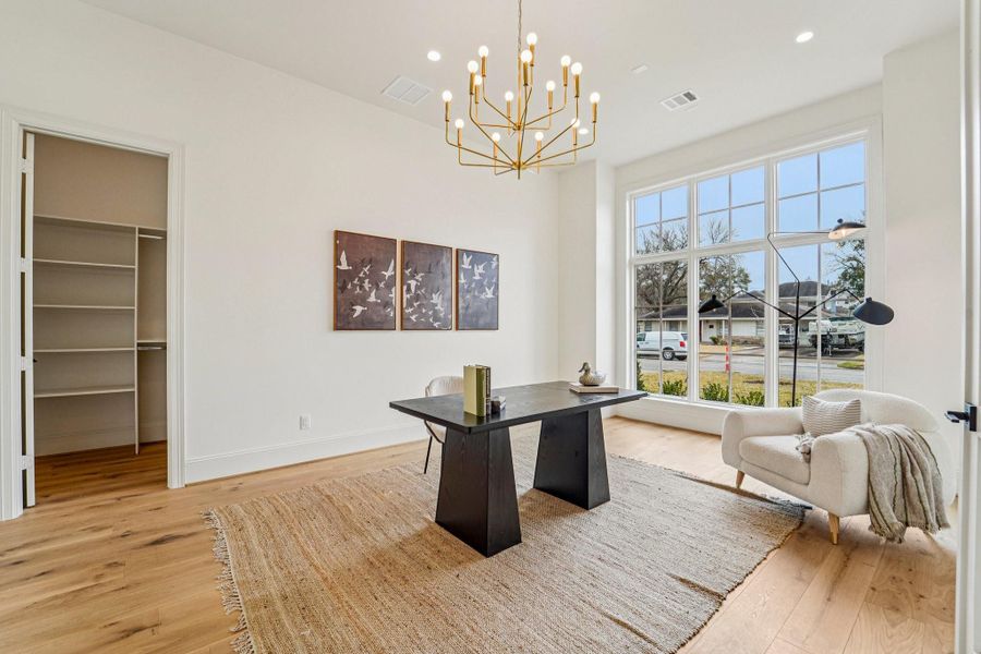 Furnished interior view inside a new home in , Houston (Image 6).