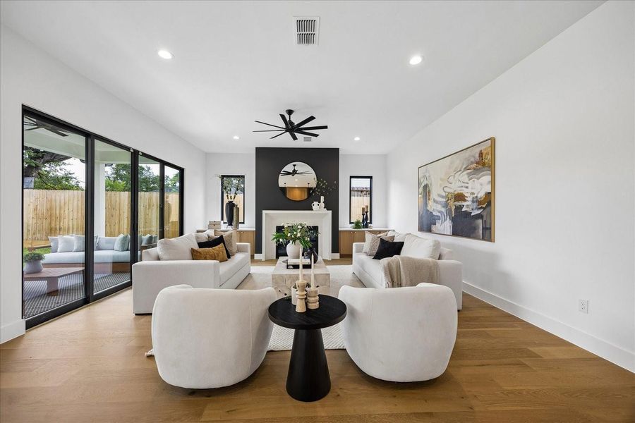 Furnished interior view inside a new home in , Houston (Image 12).