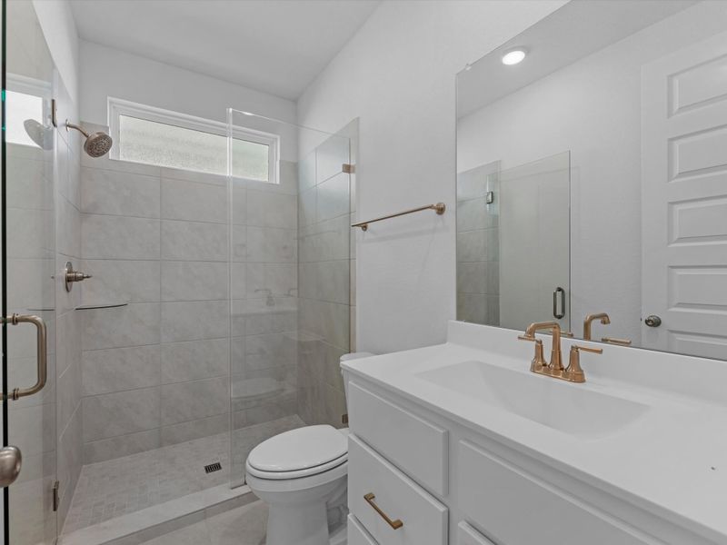 Furnished interior view inside a new home in Oakhill Reserve, Tomball (Image 9).