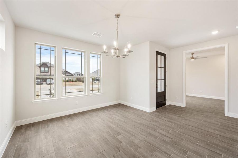 Spacious, unfurnished interior of a new home in Sunrise at Garden Valley, Waxahachie (Image 38).