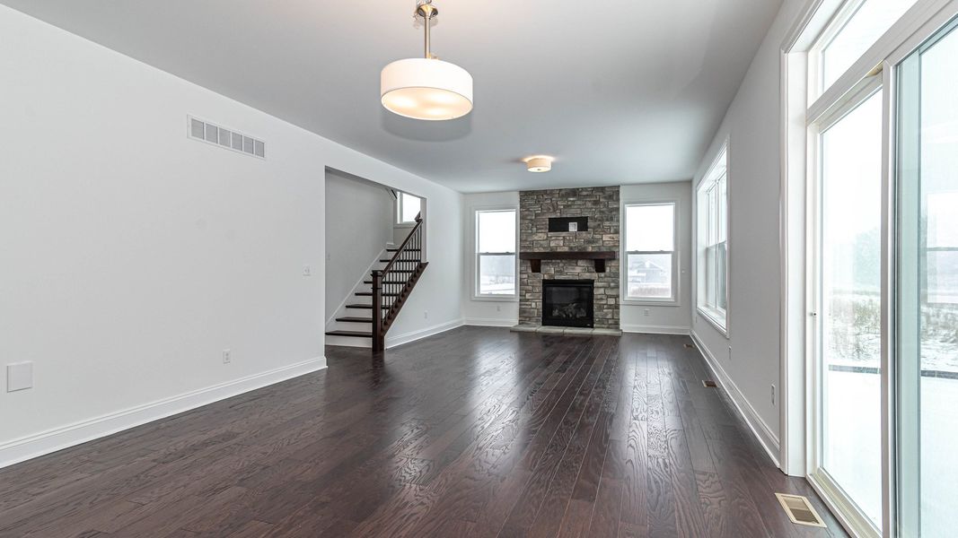 Representative unfurnished interior of a home built from the The Briarhaven III by Norfolk Homes in Coronado Estates, Jackson (Image 53).