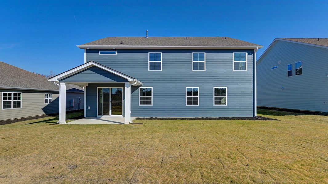 Exterior details and patio area of a home in Livingston Woods, Irmo (Image 4). Exterior details and patio area of a home in Livingston Woods, Irmo (Image 4).