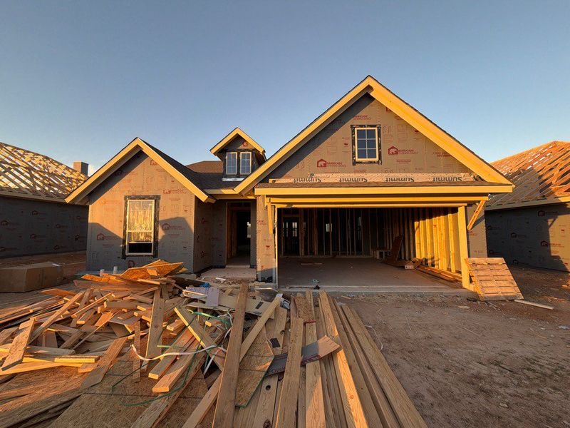 In-progress construction of a new home in Covenant Park, Springtown, TX (Image 3). In-progress construction of a new home in Covenant Park, Springtown, TX (Image 3).