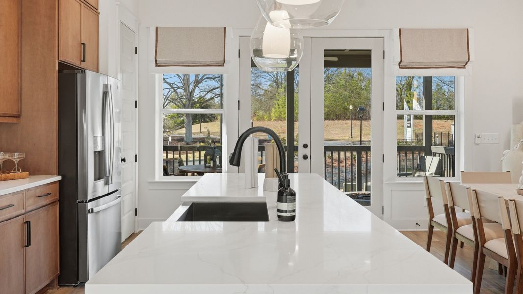 Representative furnished interior of a home built from the Seaton by DRB Homes in The Eighteen, Atlanta (Image 11). Representative furnished interior of a home built from the Seaton by DRB Homes in The Eighteen, Atlanta (Image 11).