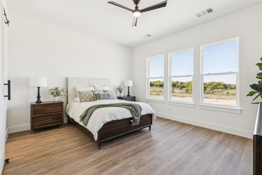 Furnished interior view inside a new home in , Justin (Image 18).