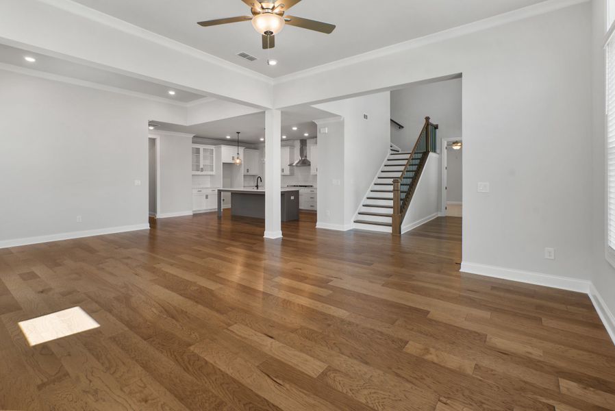 Representative unfurnished interior of a home built from the The Jayden II by The Providence Group in Promenade at Sawnee Village, Cumming (Image 14). Representative unfurnished interior of a home built from the The Jayden II by The Providence Group in Promenade at Sawnee Village, Cumming (Image 14).