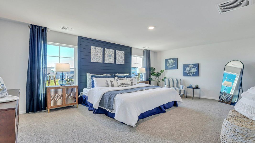 Furnished interior view inside a new home in The Retreat at East Argent, Ridgeland (Image 6).