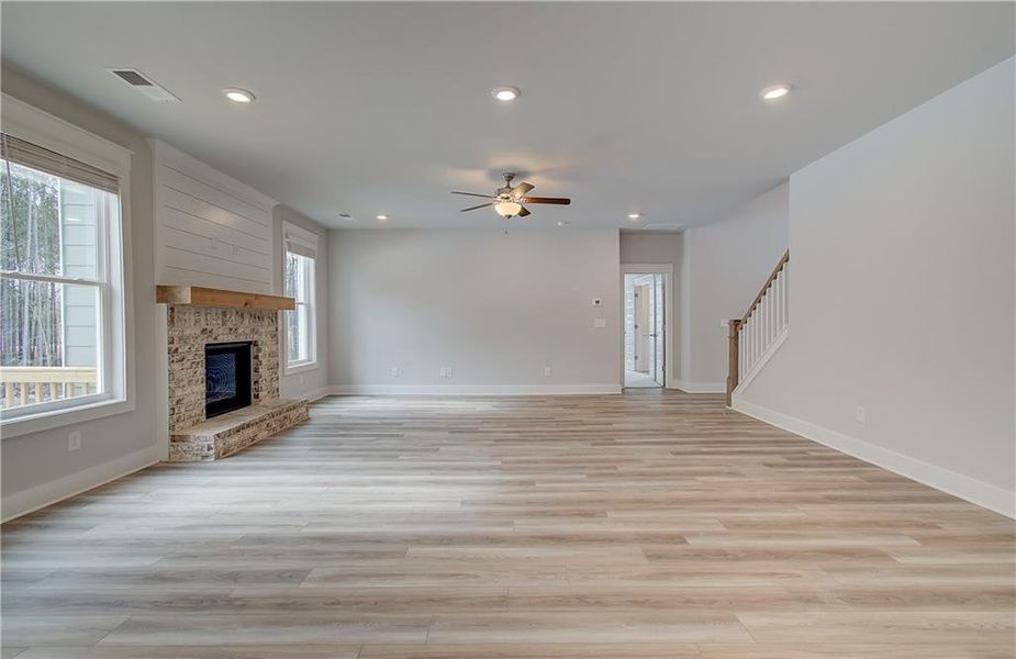 Spacious, unfurnished interior of a new home in Saddleridge, Senoia (Image 29).