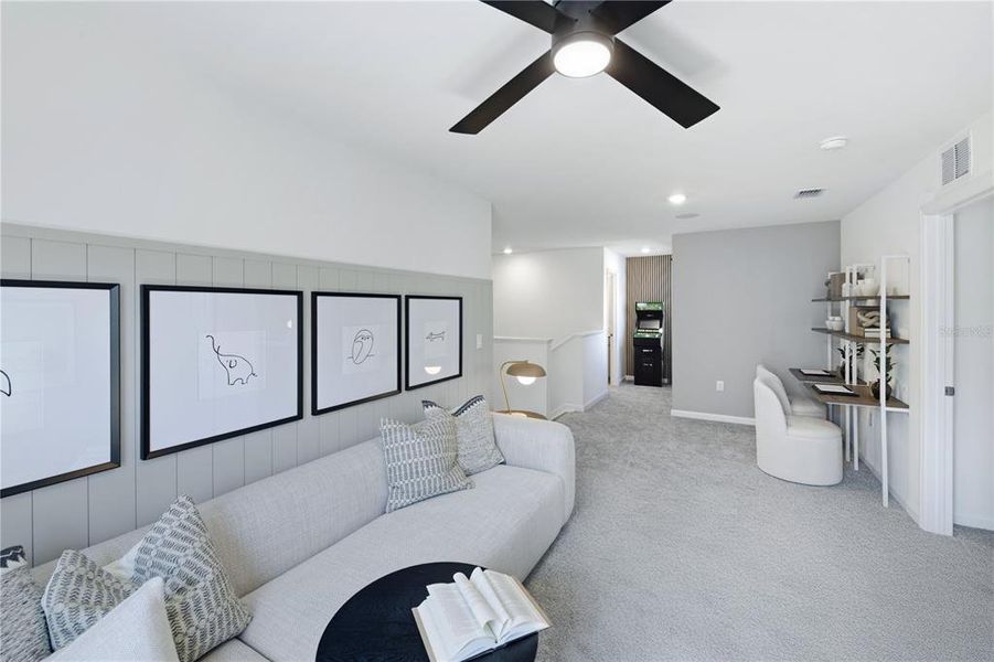 Furnished interior view inside a new home in , Venice (Image 15). Furnished interior view inside a new home in , Venice (Image 15).