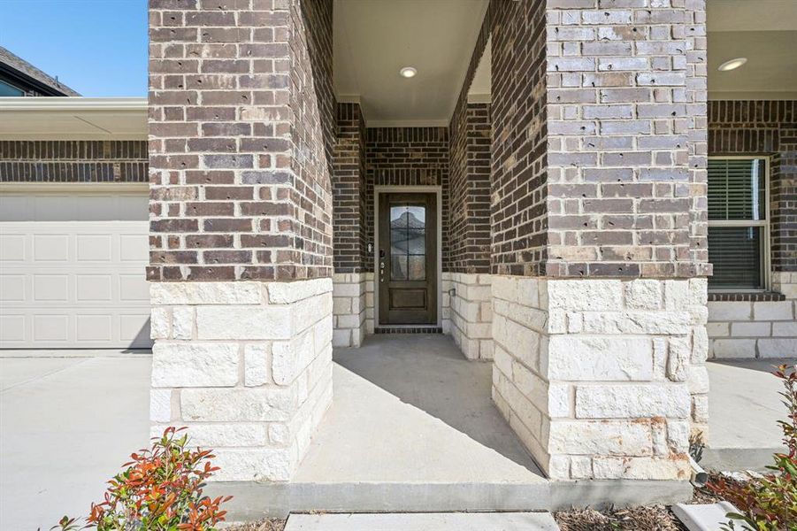 Exterior details and patio area of a home in Eastridge - Signature Series, McKinney (Image 3).