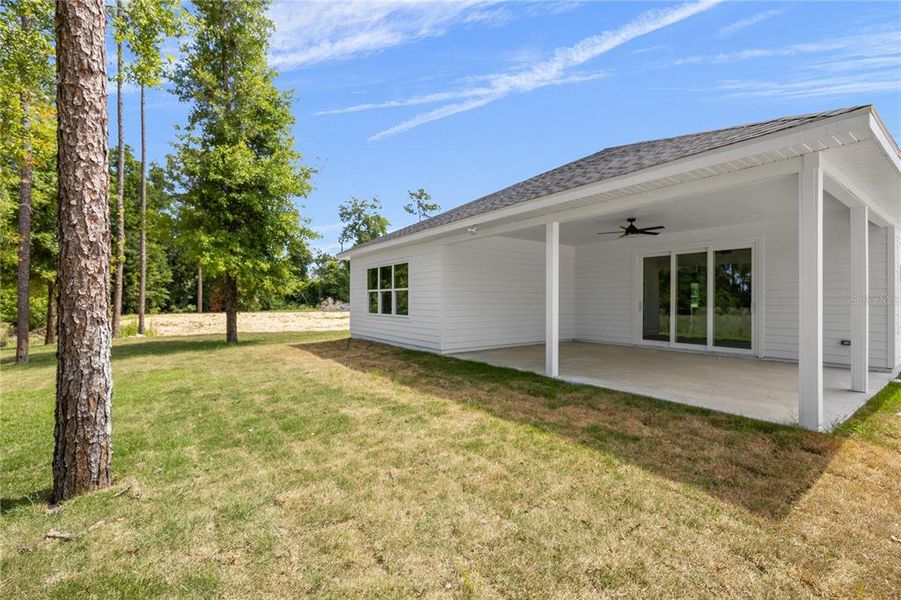 Sample Rear Porch