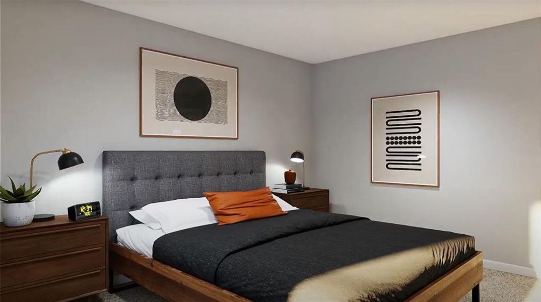 Furnished interior view inside a new home in Deer Creek, Fort Worth (Image 8). Furnished interior view inside a new home in Deer Creek, Fort Worth (Image 8).