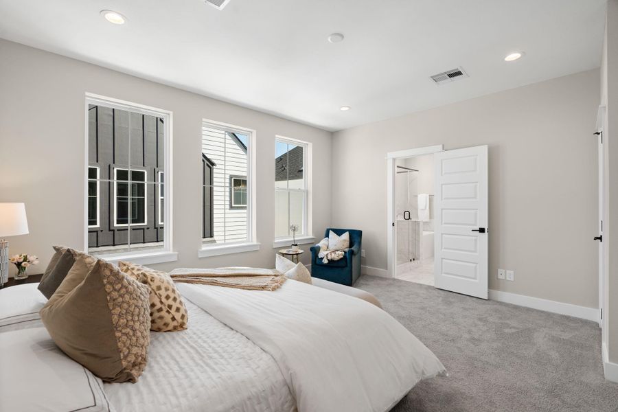 Furnished interior view inside a new home in , Houston (Image 31). Furnished interior view inside a new home in , Houston (Image 31).