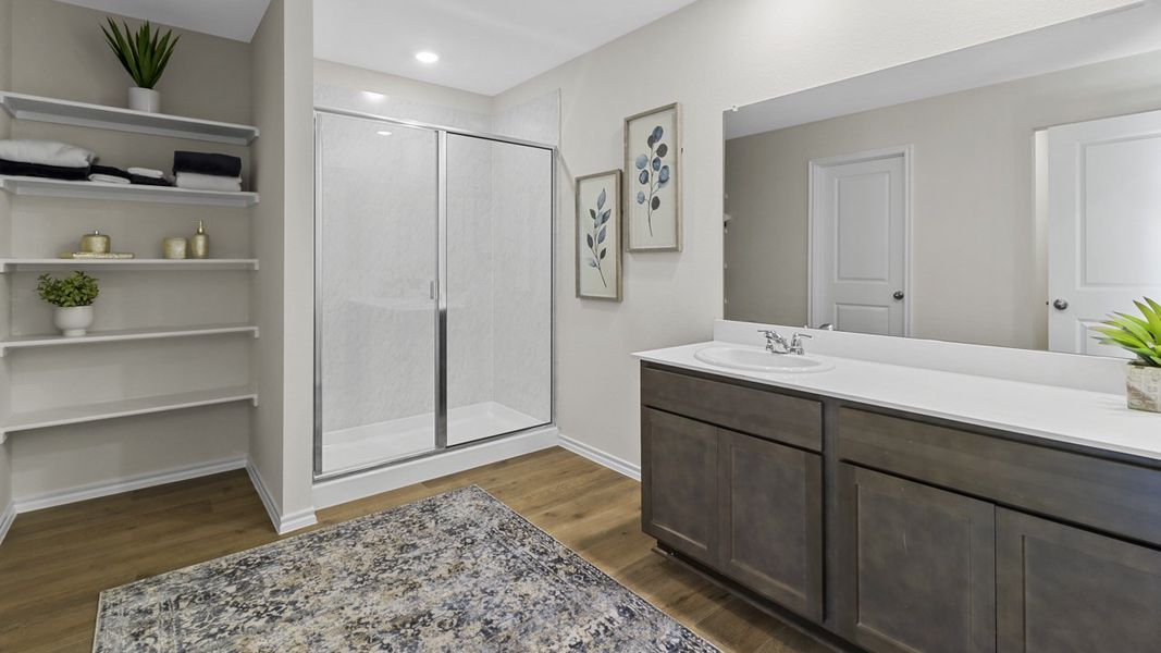 Furnished interior view inside a new home in Waverly Estates, Josephine (Image 8). Furnished interior view inside a new home in Waverly Estates, Josephine (Image 8).