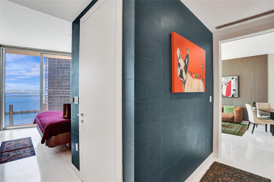 Furnished interior view inside a new home in , Miami (Image 27).