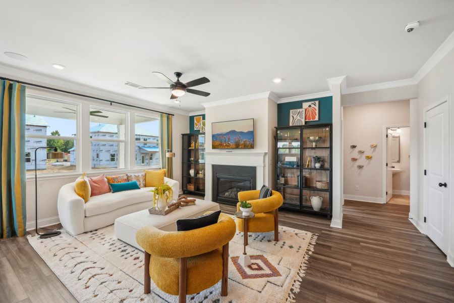 Representative furnished interior of a home built from the Essex by Taylor Morrison in Bennett Farm, Loganville (Image 15).