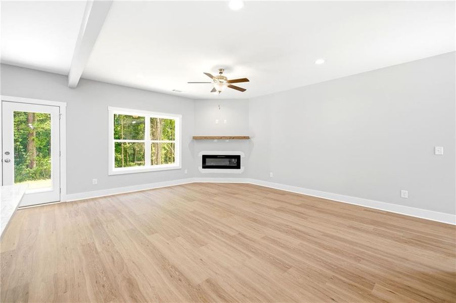Spacious, unfurnished interior of a new home in , Mount Airy (Image 23).