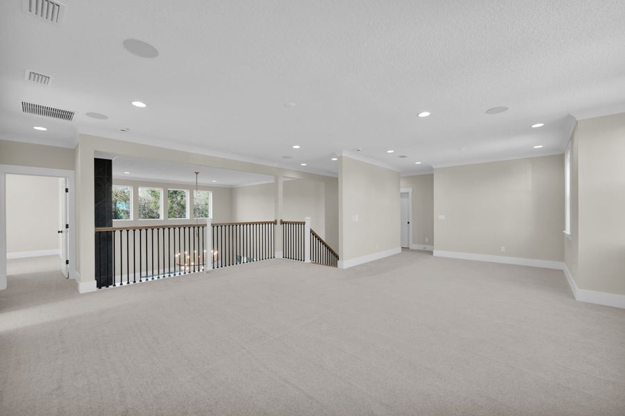 Representative unfurnished interior of a home built from the Seaside by Riverside Homes in Hidden Creek at SilverLeaf, St. Augustine (Image 100). Representative unfurnished interior of a home built from the Seaside by Riverside Homes in Hidden Creek at SilverLeaf, St. Augustine (Image 100).