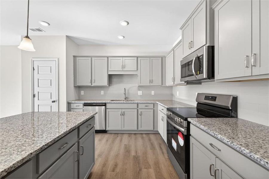 Furnished interior view inside a new home in Jameson Towns, Villa Rica (Image 6).