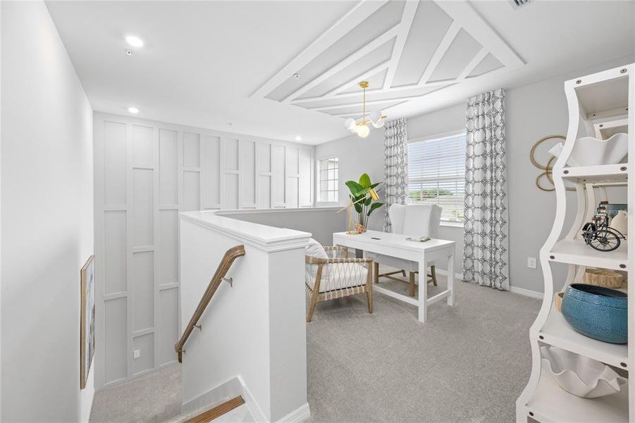 Furnished interior view inside a new home in Wellen Park Golf & Country Club, Venice (Image 12).
