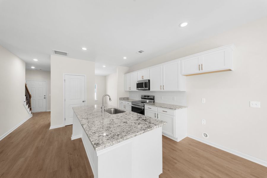 Furnished interior view inside a new home in Belair East, Statesboro (Image 8).