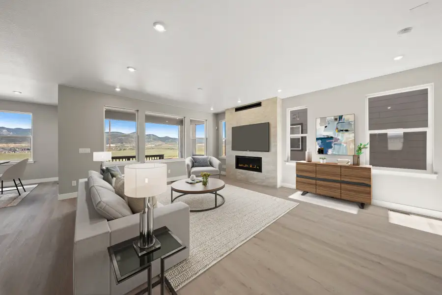 Furnished interior view inside a new home in Trumark Homes at Sterling Ranch, Littleton (Image 5).