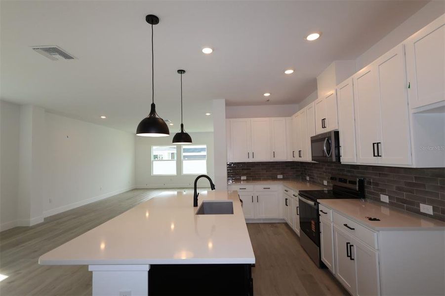 Furnished interior view inside a new home in The Peninsula at Rhodine Lake, Riverview (Image 14).