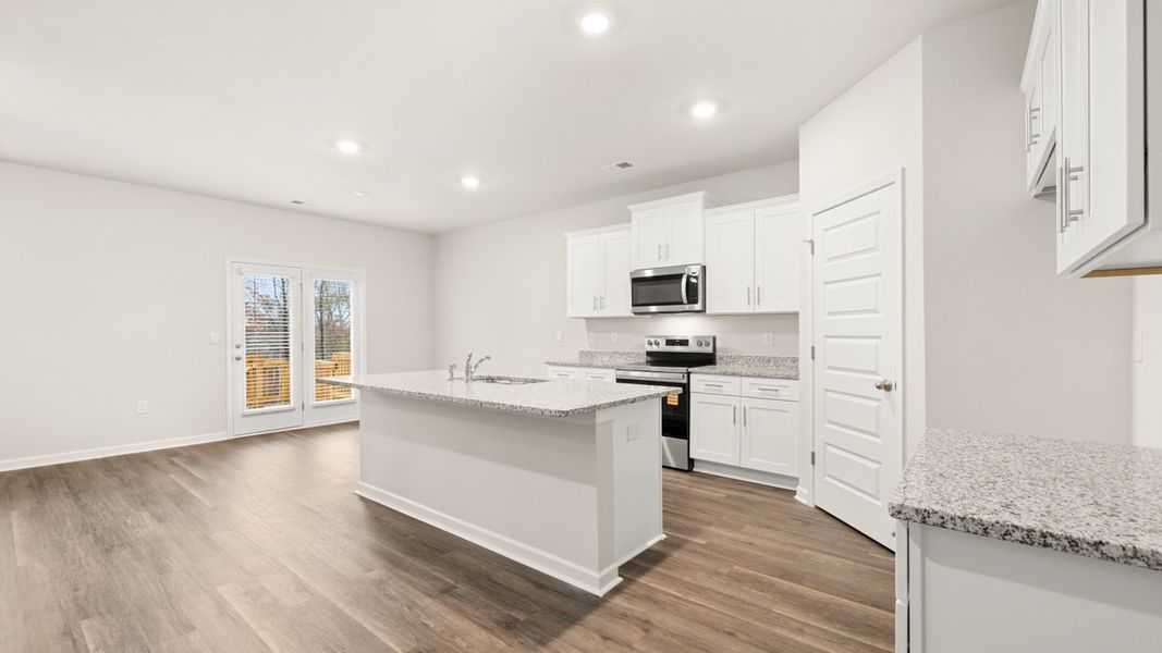 Furnished interior view inside a new home in Southwind Village, Evans (Image 3).