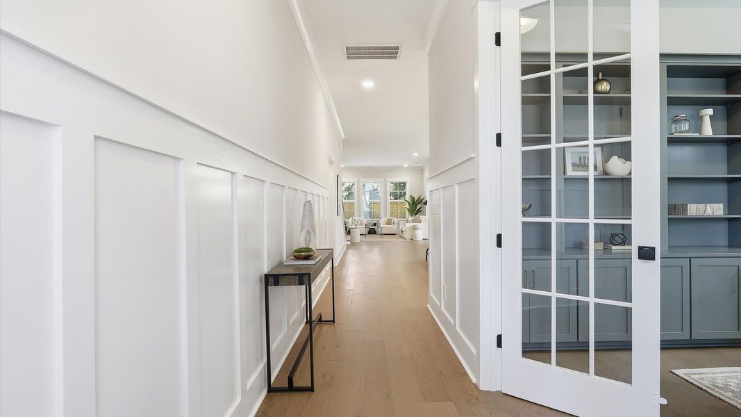 Representative furnished interior of a home built from the Lighthouse II by DRB Homes in Bayview Acres, Mount Pleasant (Image 20).