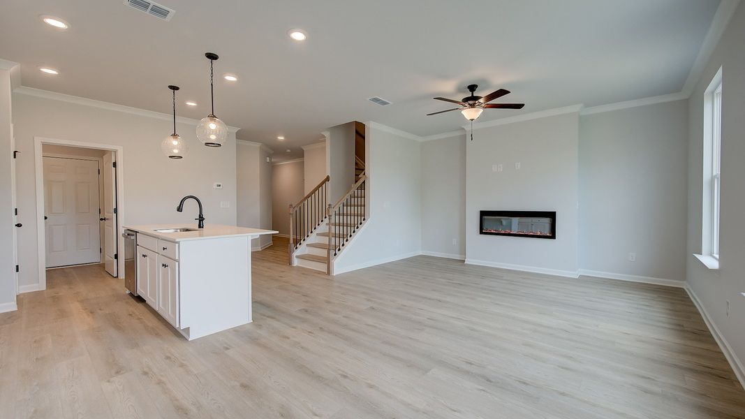 Furnished interior view inside a new home in Langley Overlook, Loganville (Image 6).