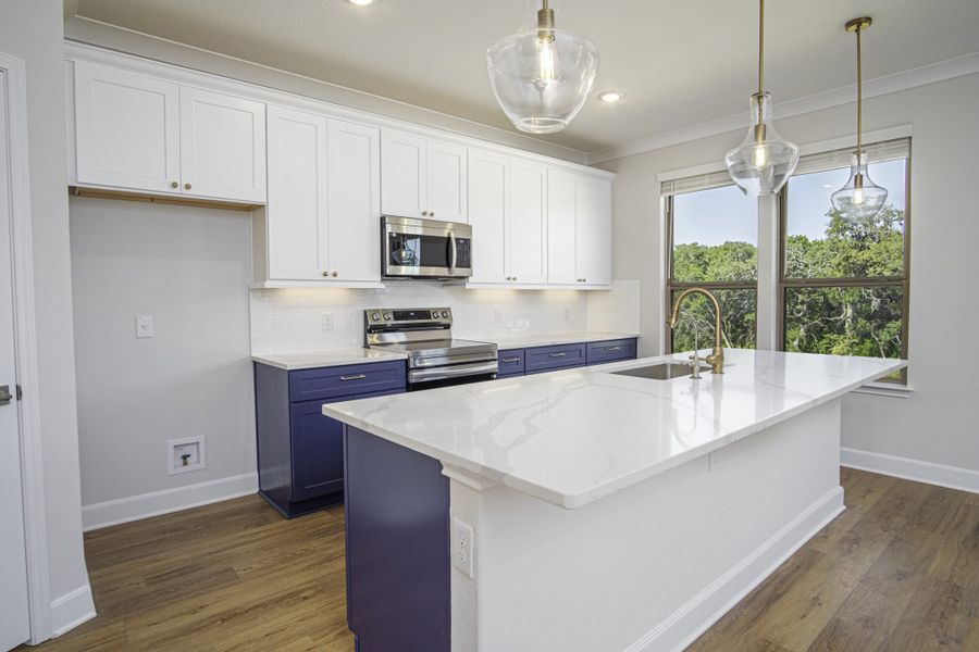 Representative furnished interior of a home built from the The Palmer by Rosehaven Homes in Magnolia Village, San Antonio (Image 6).